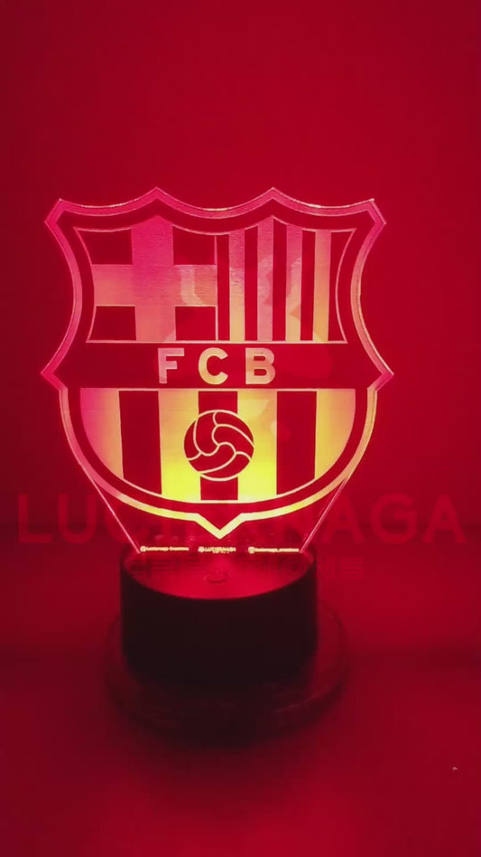 Barcelona Futbol Club-Lámpara 3D